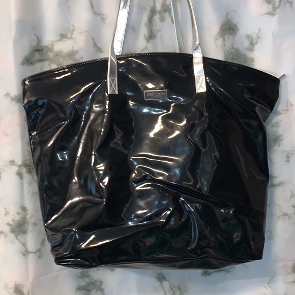 π Jimmy Choo Large Black Zipper Bag - Picture 9 of 15